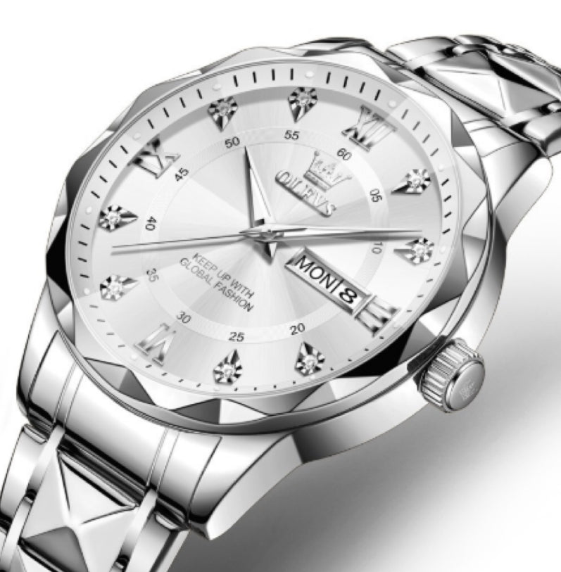 OLEVS Brand New Men's Luminous Waterproof Business Quartz Watch