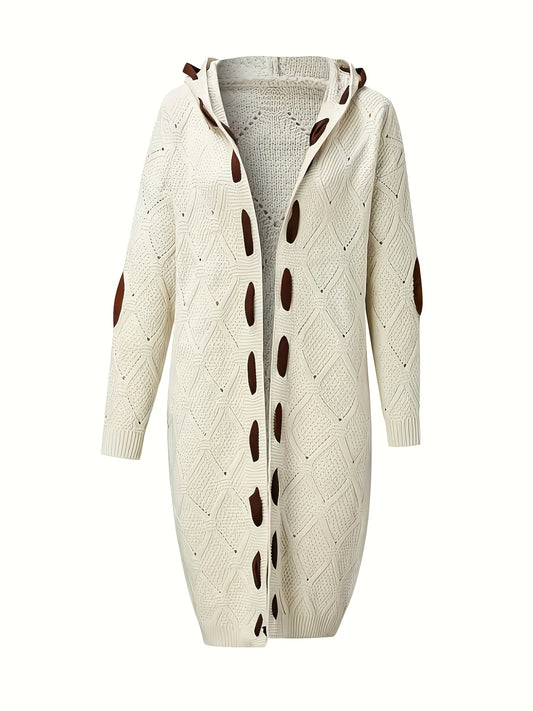 Retro Cardigan Soft And Warm Women’s Retro Cardigan Front Sleeve Open Button, AutumnWinter Coat, High Quality Craftsmanship, Elegant Women’s Sweater