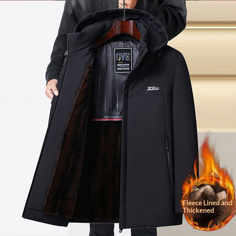 Mens Retro Casual Padded Cotton Jacket