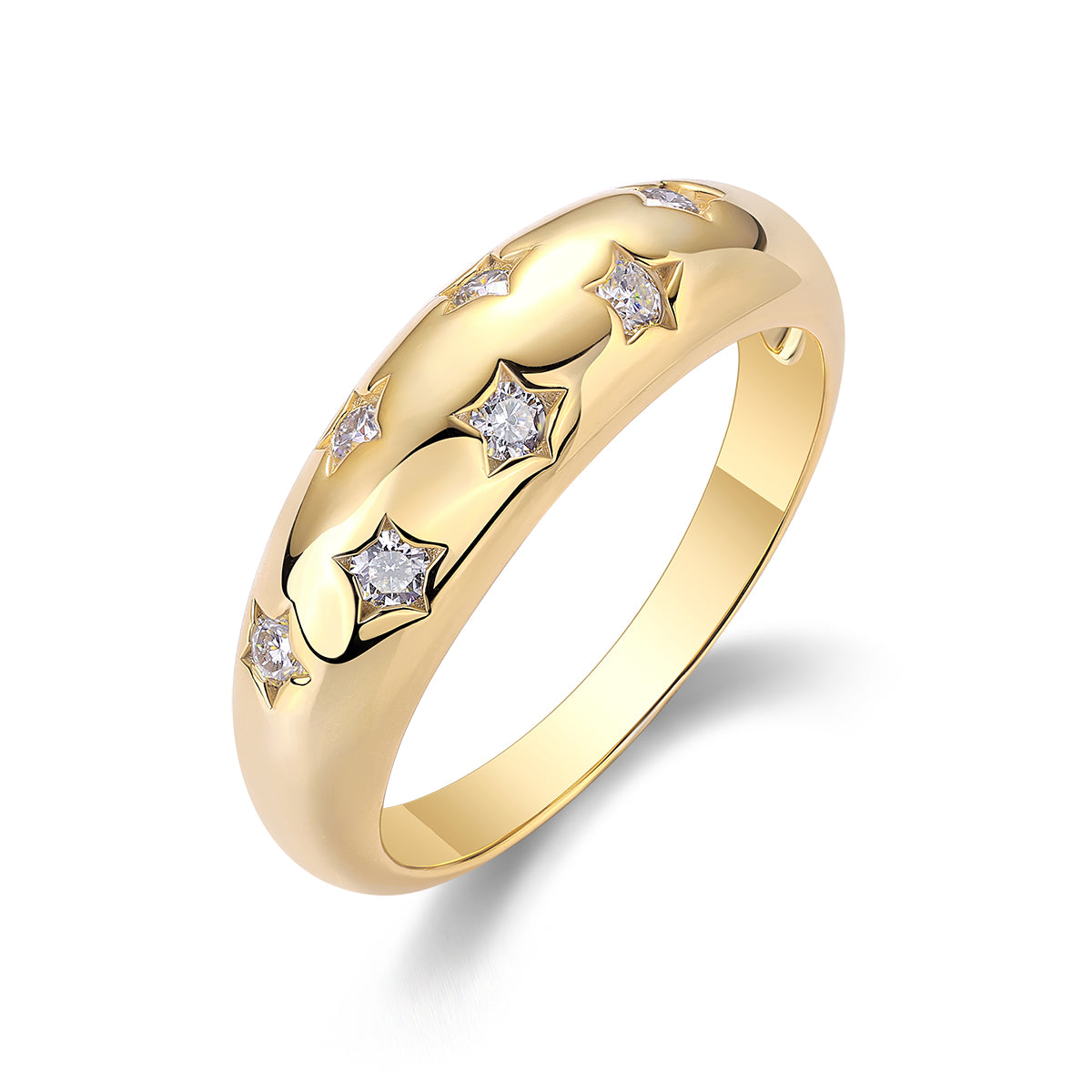 1Trendy Diamond Rings, Wedding Rings, Luxury Fashion, Silver Rings Set With Moissanite Prohibit TikTok sales
