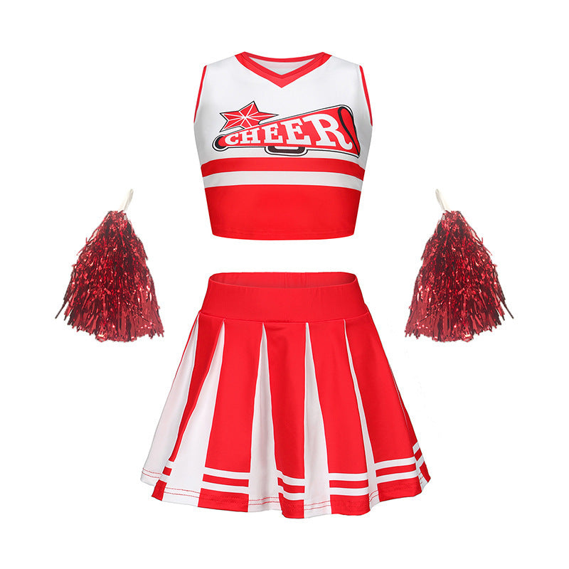 Childrens Cheerleading Performance Outfits Show Costumes
