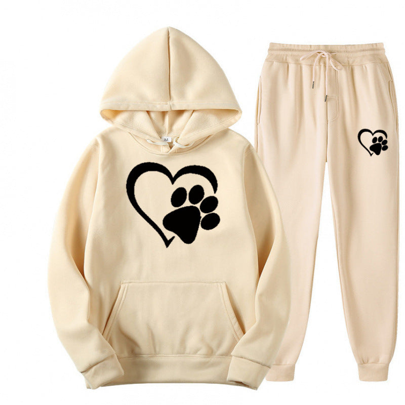 Mens And Womens Printed Hoodie Sets For Fall And Winter