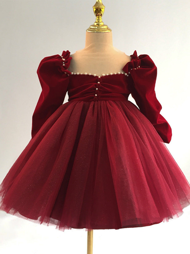 Long Princess Dress For Little Girls