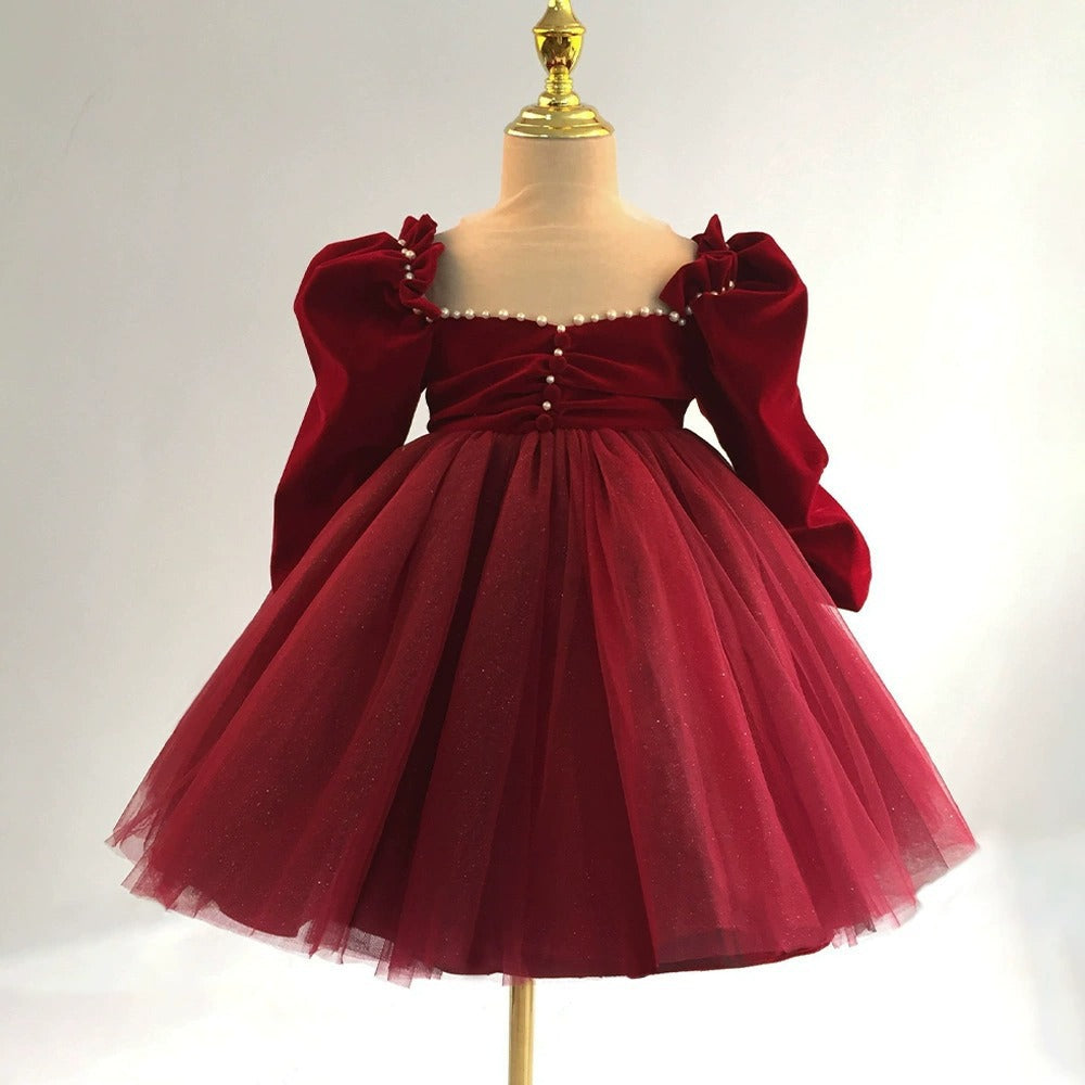 Long Princess Dress For Little Girls