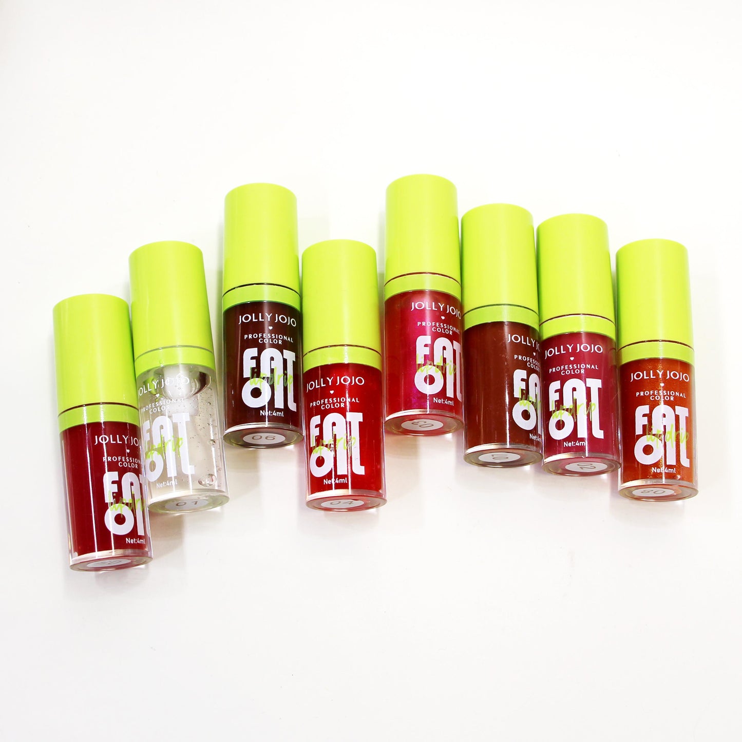 8-pack Vegan Tinted Moisturizing Shimmering Lip Oil Lip Gloss,Self-pickup Only