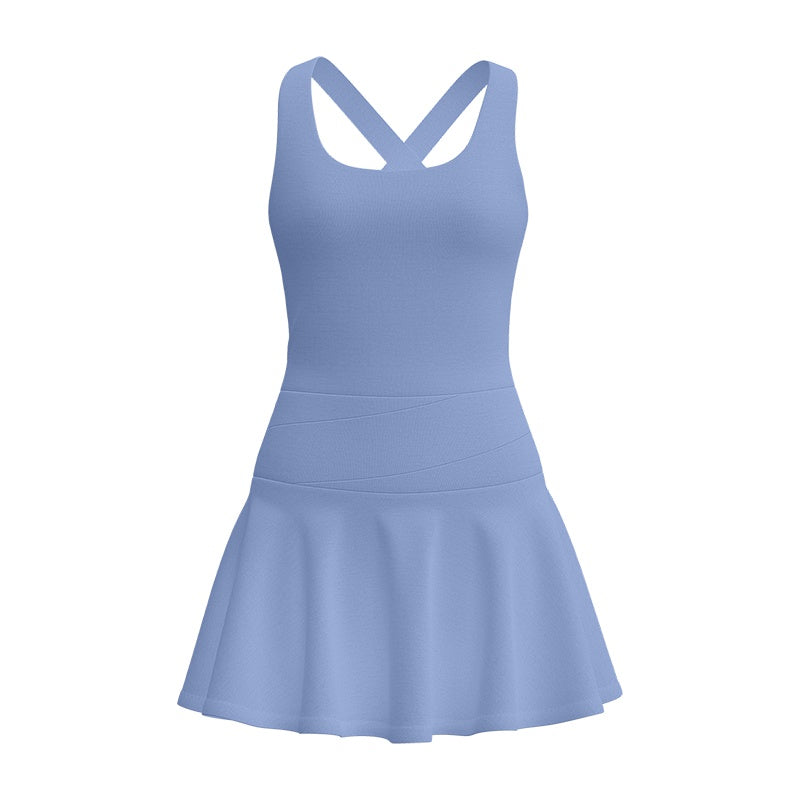 High-stretch Dresses, New Summer Nude Anti-walking Sports Dresses