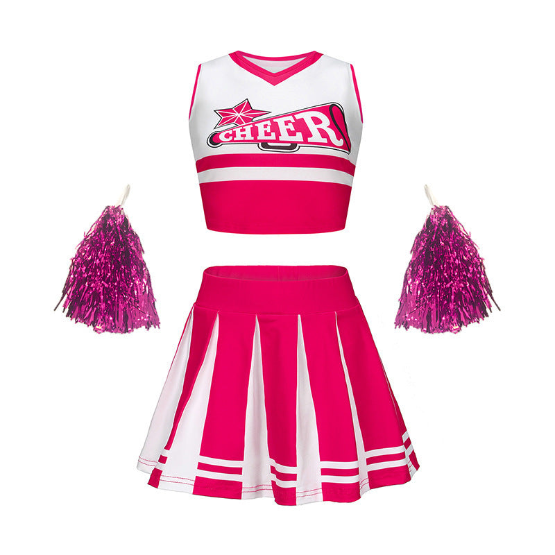 Childrens Cheerleading Performance Outfits Show Costumes