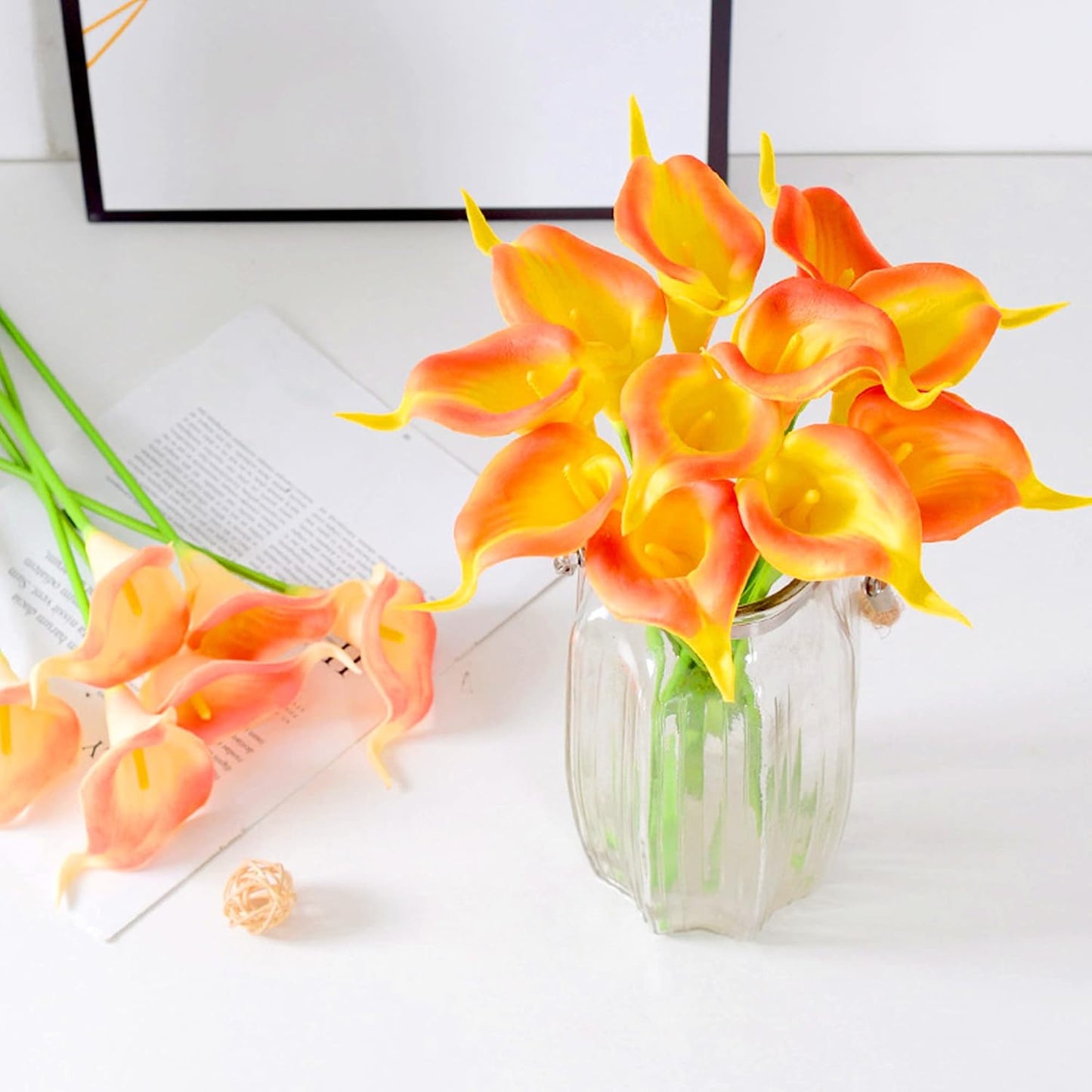 24Pcs Artificial Flowers