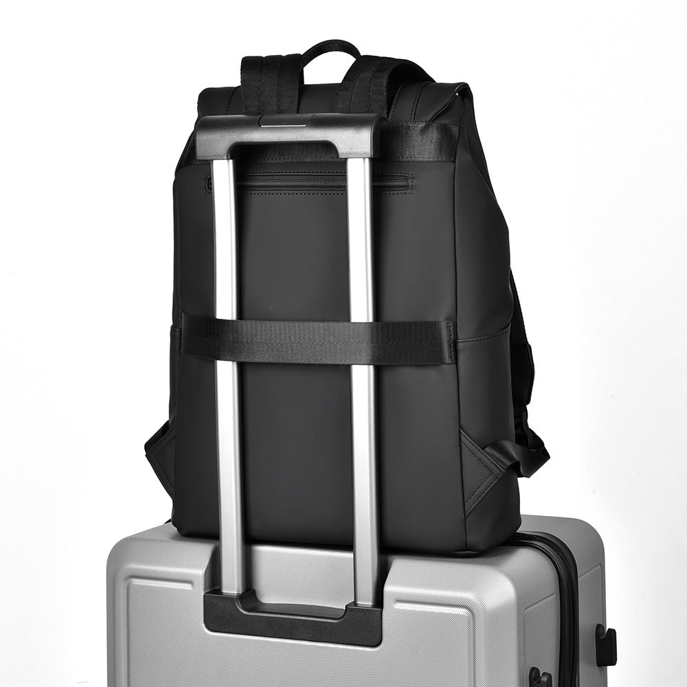 Men's Stylish Backpack With Side Pockets, Great For College And Outdoor Activities, Sturdy & Roomy