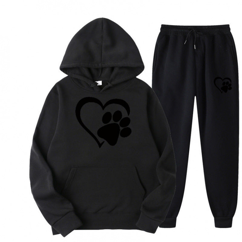 Mens And Womens Printed Hoodie Sets For Fall And Winter