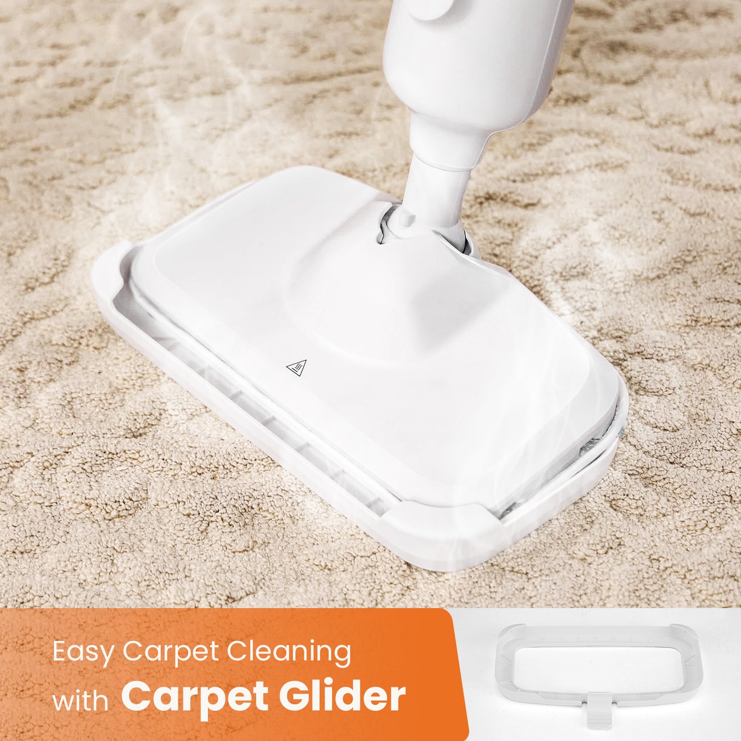 Steam Mop For Floor Cleaning,Lightweight Floor Steamer Cleaner For Hardwood-Tile-Laminate Floors Carpet, 2 Washable Pad