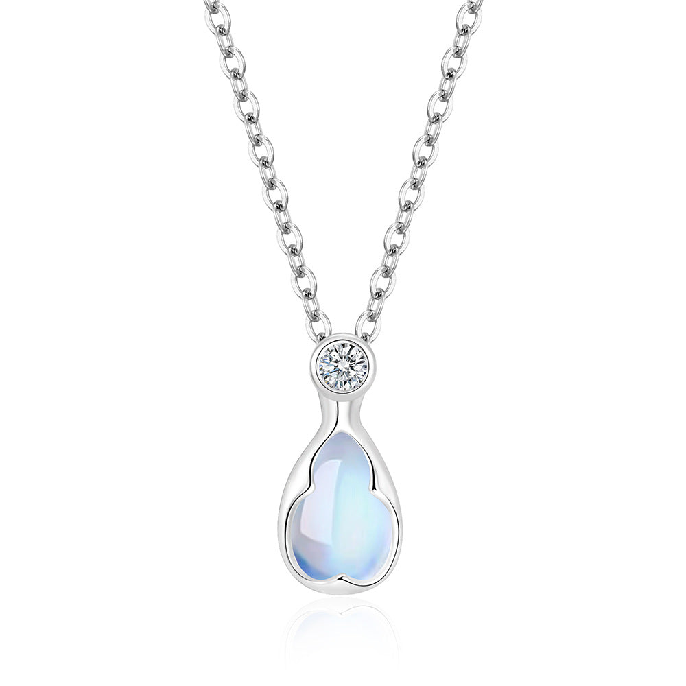 Simple And Stylish Teardrop-shaped Necklace For Women